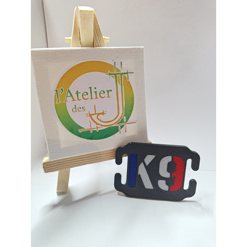 K9 Blue White Red Patch – MOLLE K9 Unit Identifier