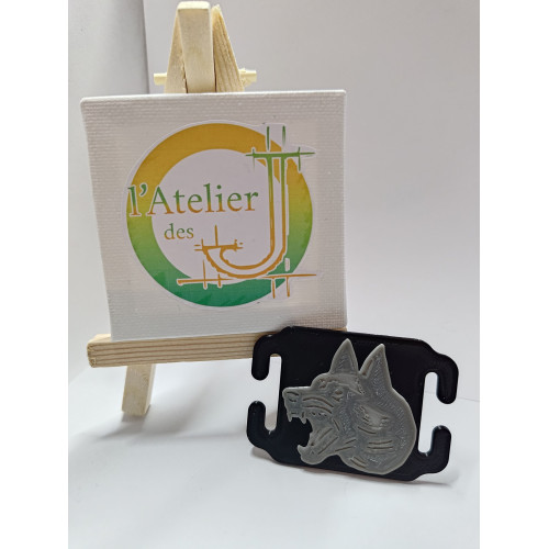 Plaque K9 – Malinois – Identification Cynophile MOLLE