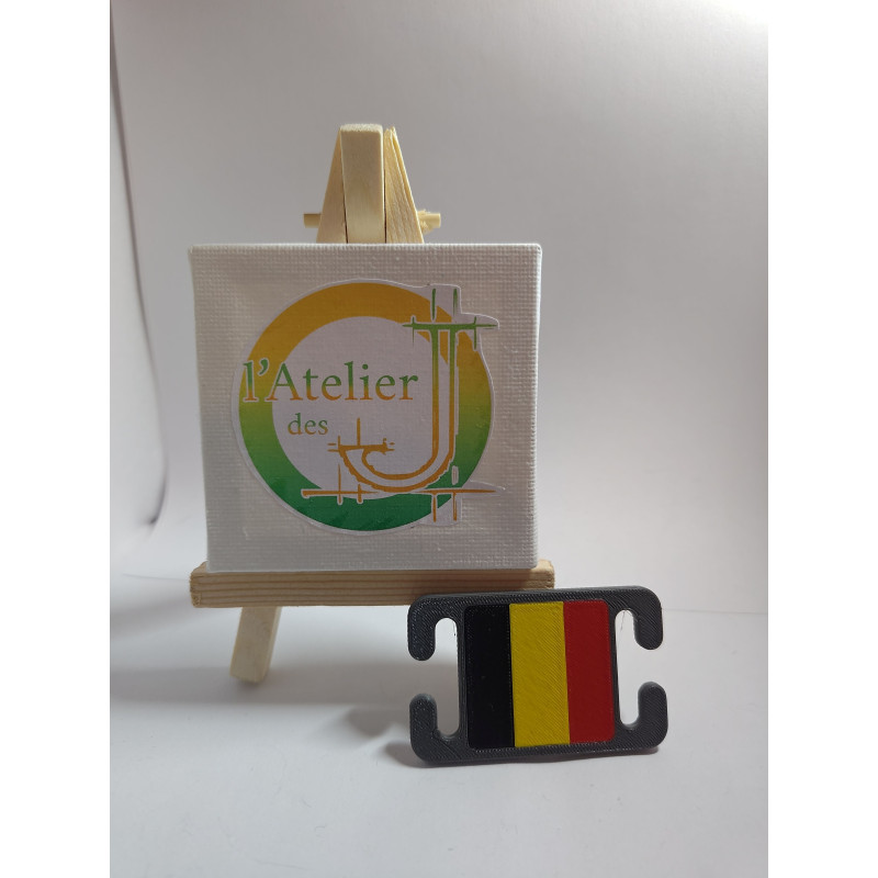 Plaque MOLLE Drapeau Belge – Identité & Patriotisme