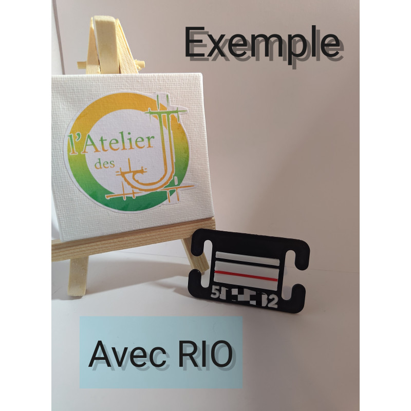 Grade Sous-Lieutenant - Plaque MOLLE Gendarmerie & Police