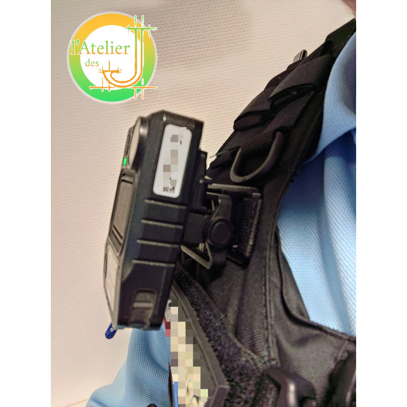 Support caméra piéton compatible KlickFast – Fixation MOLLE robuste