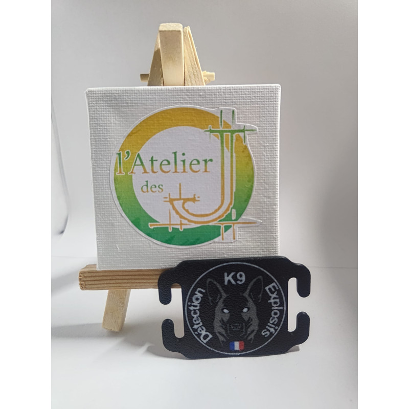 Plaque MOLLE K9 Détection explosifs