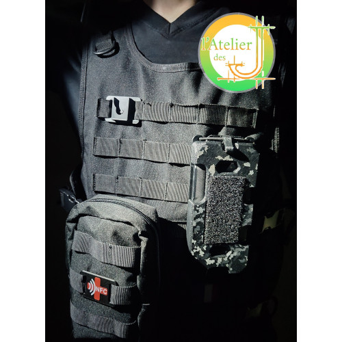 Support MOLLE pour téléphone CROSSCALL NEO - vertical