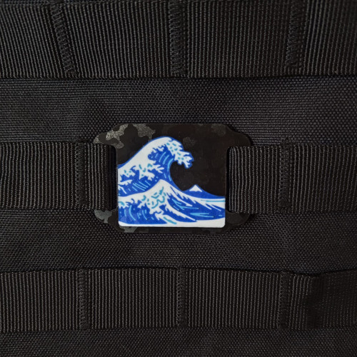 Plaque MOLLE Vague de Kanagawa - Design japonais