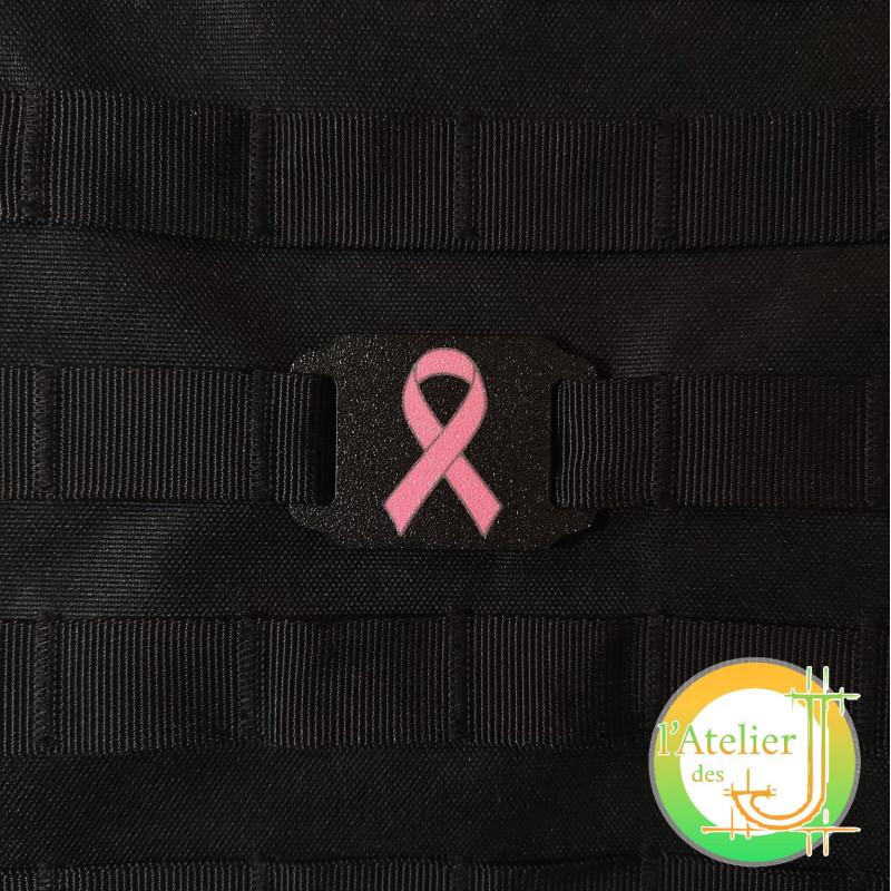 Plaque MOLLE Octobre Rose – édition solidaire