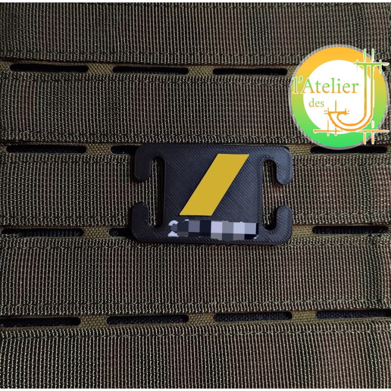 Grade Gendarme Sous Contrat – Plaque MOLLE Gendarmerie