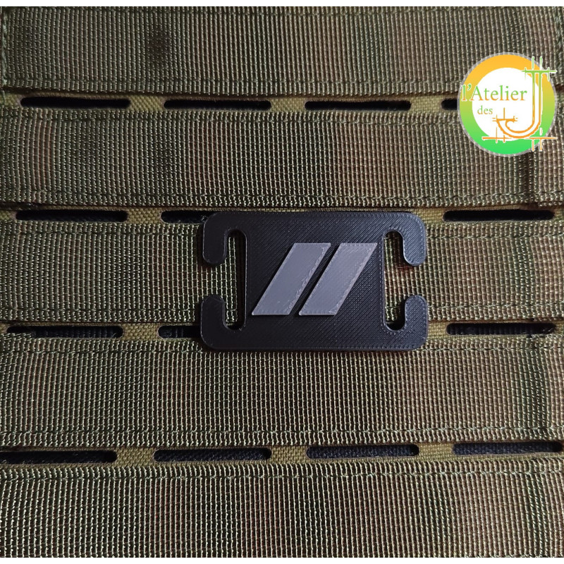 Grade Gendarme de Carrière / Gardien de la Paix – Plaque MOLLE Identification