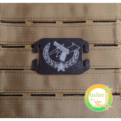 MOLLE Qualified Marksman Patch Police - MOLLE ID Patch