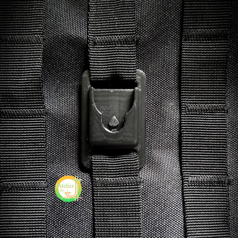 Support Caméra Piéton Vertical | Fixation MOLLE KlickFast
