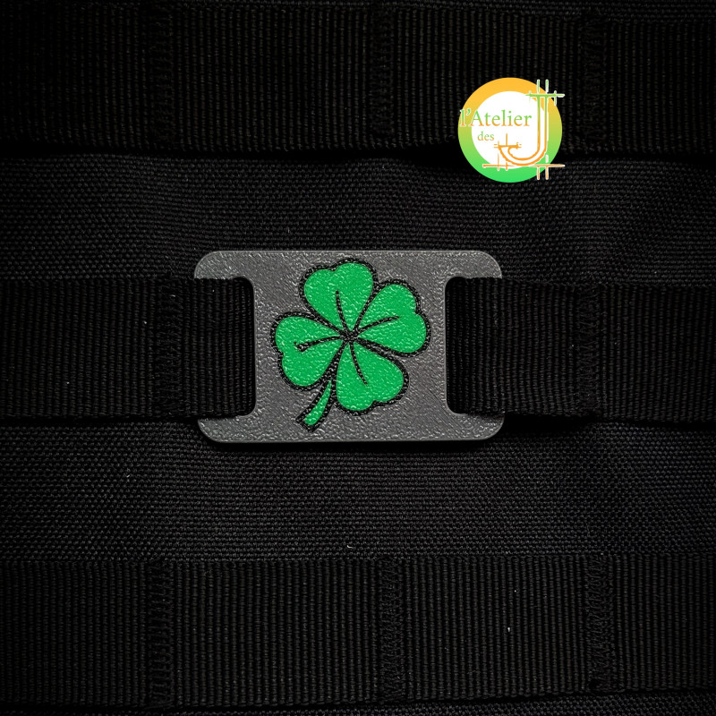 MOLLE Plate Four-Leaf Clover - Tactical Lucky Charm