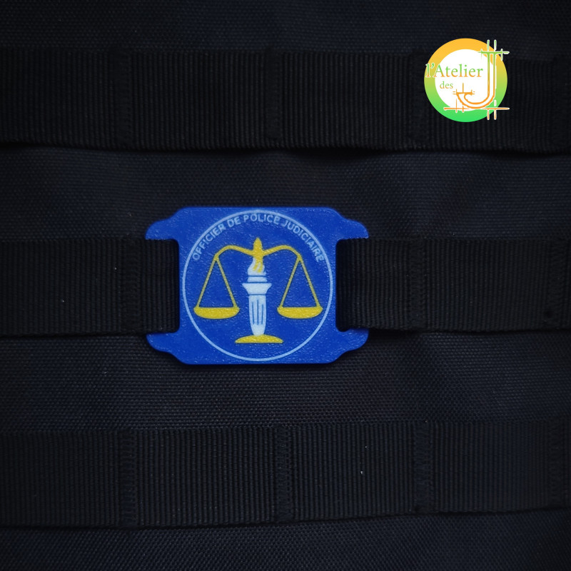 MOLLE Plate OPJ CRS - Judicial Police Officer ID