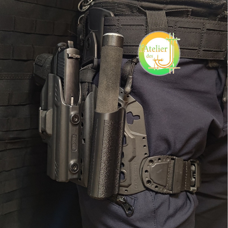 Support BPT inclinable plaque GK PRO - bâton 27 mm