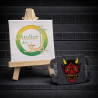 MOLLE Panel Oni - Japanese Demon Mask Tactical Accessory