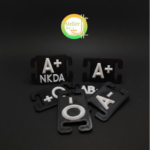 MOLLE Blood Type Plate | Tactical Identification