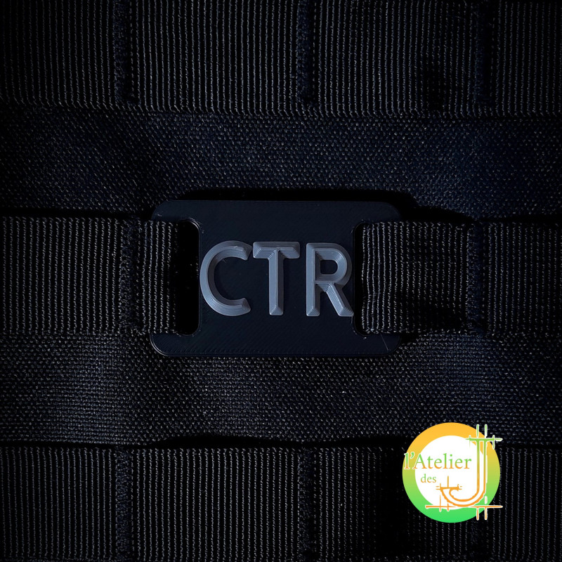 Custom MOLLE Plate – Trigram, Callsign, Identification