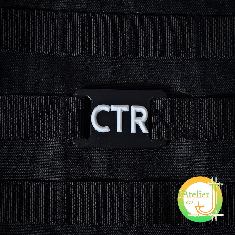 Custom MOLLE Plate – Trigram, Callsign, Identification