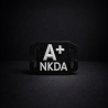 MOLLE Blood Type Plate NKDA - Quick Medical ID