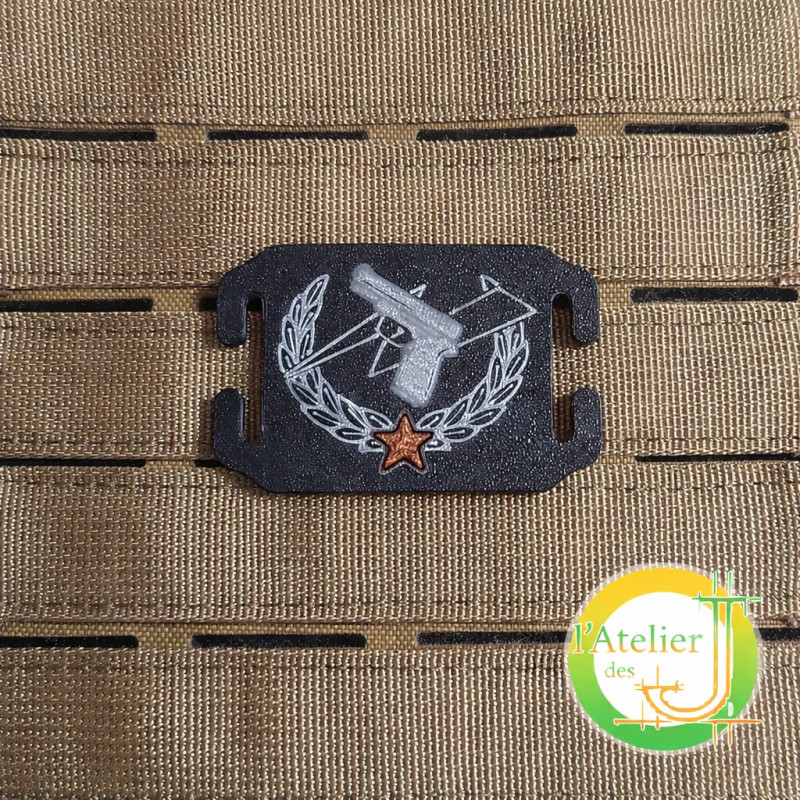 MOLLE Qualified Marksman Patch Police - MOLLE ID Patch
