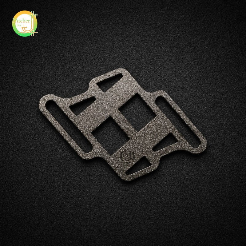 Support incliné MOLLE ceinturon 55 mm - Double emplacement