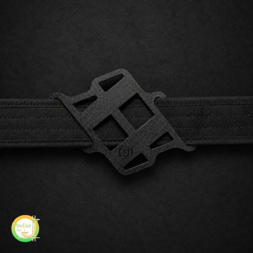 Support incliné MOLLE ceinturon 55 mm - Double emplacement