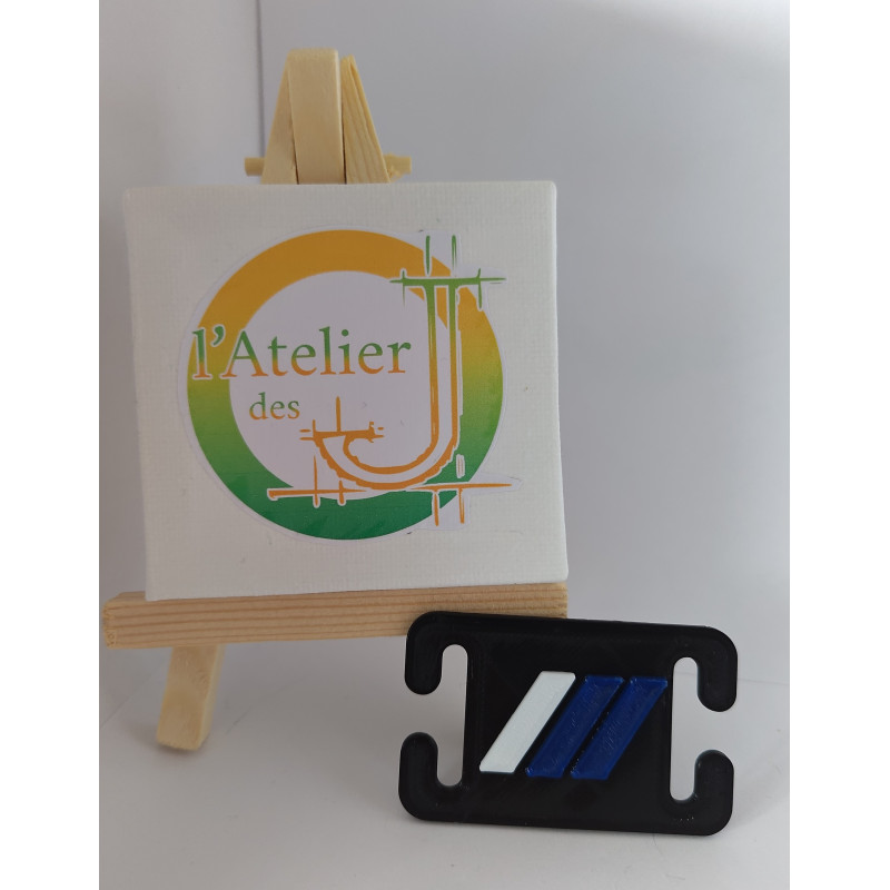 Grade Brigadier-Chef Gendarmerie - Plaque MOLLE tactique